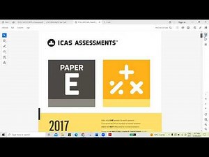 📚 IICAS Mathematics Grade 7 - Paper E Session-1 | 🧮 ICAS Test Prep & Practice | 🎓 ICAS | Grade 7