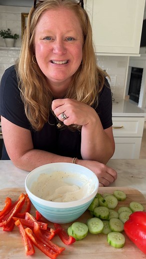 The easiest veggie dip you’ll ever make – and it disappears fast! 🥕🥒 Just 3 simple ingredients: ✅ 1 cup mayo ✅ 1 cup sour cream ✅ 1 packet Good Seasons Zesty Italian mix Stir it up and let it chill (if you can wait)! Perfect with fresh veggies, chips, or even as a spread for sandwiches. 🌿 Save this for your next party or snack board—trust me, everyone will ask for the recipe. #easyappetizer #veggiedip #partyfood #3ingredientrecipe #allthingsmamma | All Things Mamma