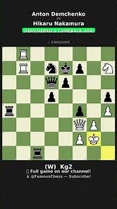 DEMCHENKO'S COMEBACK WIN — Demchenko vs Nakamura | Endgame #Shorts
