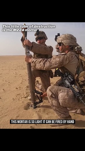 65K views · 1K reactions | Mortar So Light It Can Be Fired by Hand | Military Technology | Facebook