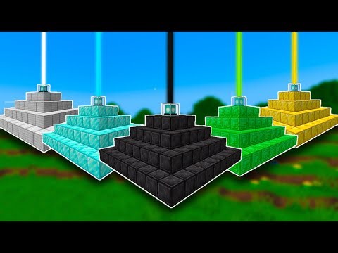 Am Construit Toate Beacon-urile in Minecraft Hardcore!