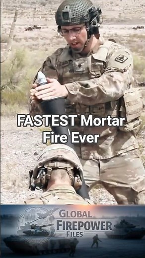 FASTEST Mortar Fire Ever? US Army Elites Show Off INSANE Ingenuity! 🇺🇸 #Military #Shorts #army