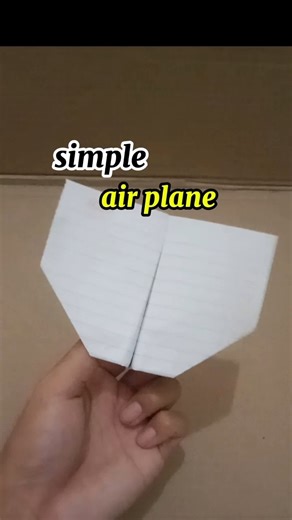 How to make simple paper plane #diy #tips