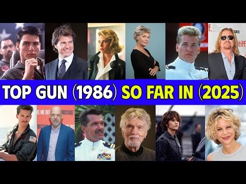 Top Gun (1986) | Cast Then and Now #TopGun #TopGun1986 #ThenAndNow #TomCruise