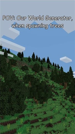 POV: Generator Trees Spawn | MINECRAFT