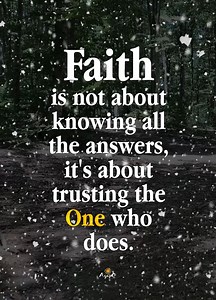 946K views · 36K reactions | Faith is not about knowing all the answers; it’s about trusting the One who does. When life feels uncertain, and the path isn’t clear, remember that God sees what you can’t, knows what you don’t, and guides you with perfect love. ❤ #agapo #iloveagapo #instagapo #Christmas | AgapΩ | Facebook