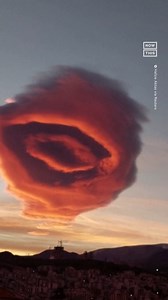 364K views · 4.1K reactions | Is that Jean Jacket from ‘Nope’? A bizarre, UFO-like cloud formed over a city in Turkey on January 19. According to locals, the formation appeared for approx 1 hour before dissipating. Per Reuters, Turkish meteorological experts say the phenomenon ‘was an example of lens clouds which are generally formed as a result of strong wind fluctuations over hills and mountains.’ | NowThis | Facebook