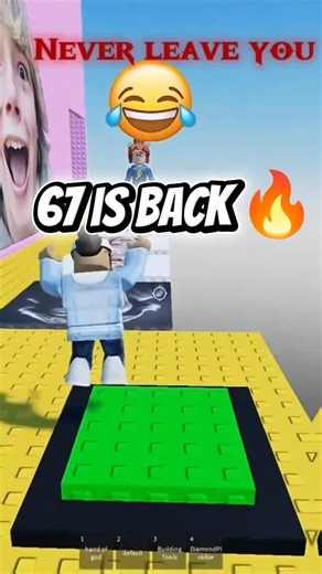 67 Is Back 😱 | Roblox Horror Jump Scare #shorts