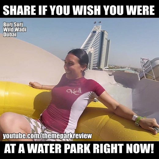 103K views · 265 reactions | This water slide at "Wild Wadi" in Dubai was awesome! Who else loves water parks? | Theme Park Review | Facebook