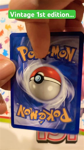 Check out this 1st edition Pokemon card #pokemonchannel