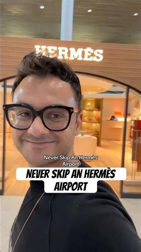 Never Skip an Hermès Airport Short #hermes #neverskipanhermesairport #shopaholic
