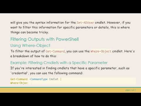 How to Filter the Output of Get-Command in PowerShell