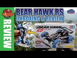 ミニ四駆 Rakit TAMIYA Bear Hawk RS - Super 2 Chassis (Unboxing & Building)