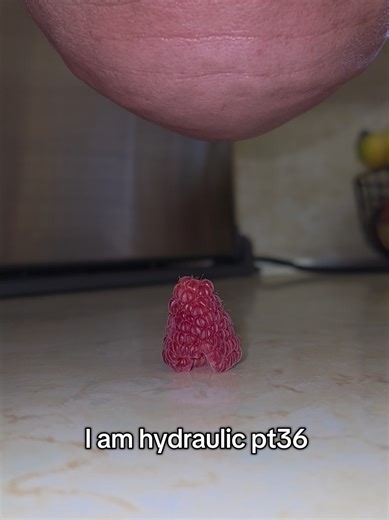 Mr Raspberry gave its best. #hydraulicpress #hydraulic #fyp #asmr #food