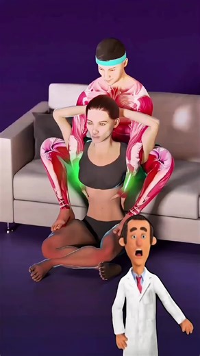 Effective Partner Stretch for Spine Decompression