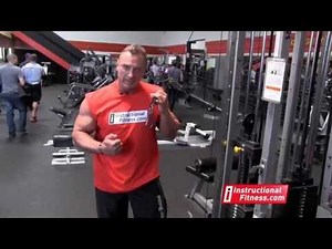 Instructional Fitness - Cross Body Cable Triceps Push Down