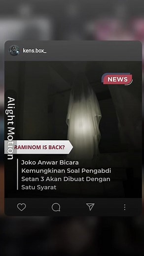 Raminom is Back in Pengabdi Setan 3 Trailer 2024