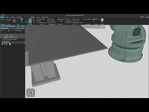 Visual Components - Robotic Laser Cutting with Falling Cut Pieces