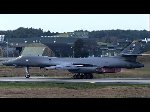 2020.10.29 三沢基地 B-1B ランサー 怒涛のフルアフターバーナー離陸！！
