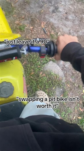 The 125 swap was worth it 🙏🏽 #pitbike #fyp