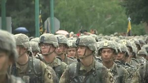West Point new cadets march 12 miles for 'March Back'