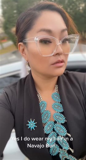 Navajo Bun Hairstyle for Special Events