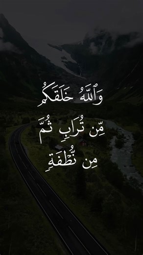 ‎Ahmed Mansour | أحمد منصور‎ on Instagram‎: "{ And Allah created you from dust, then from a sperm-drop; then He made you mates. And no female conceives nor does she give birth except with His knowledge. And no aged person is granted [additional] life nor is his lifespan lessened but that it is in a register. Indeed, that for Allah is easy. (11) } [ Fatir ] ﴿ وَاللَّهُ خَلَقَكُم مِّن تُرَابٍ ثُمَّ مِن نُّطْفَةٍ ثُمَّ جَعَلَكُمْ أَزْوَاجًا ۚ وَمَا تَحْمِلُ مِنْ أُنثَىٰ وَلَا تَضَعُ إِلَّا بِعِلْمِ