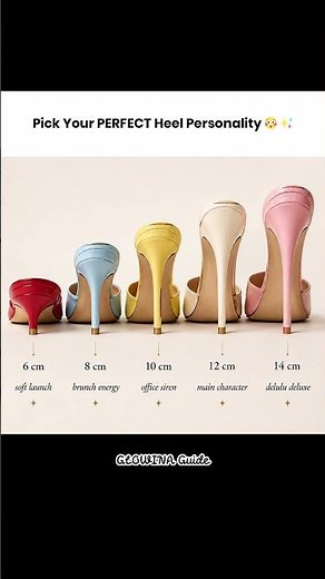 ✨ How to Pick Your Perfect Heel Height Personality 👠💫#HeelPersona #HeelGuide #FashionTips