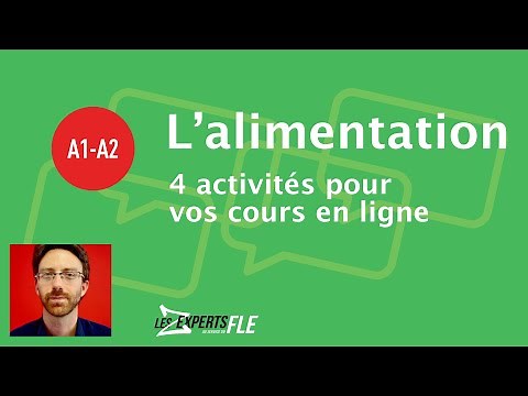 Vocactif alimentation - 4 activités pour parler de nourriture en FLE (ZOOM, Teams, Meet...)