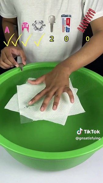 How Much Paper to Make an Object Float - Simple Tissue Experiment