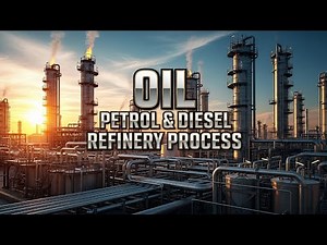 Petrol and Diesel Refinery Complete Process | From Crude Oil Extraction to Tanker Loading