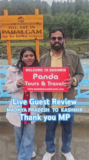 MADHYA PRADESH TO KASHMIR COUPLE TRIP WITH TOP TRAVEL COMPANY | Live Guest Review #pahalgam