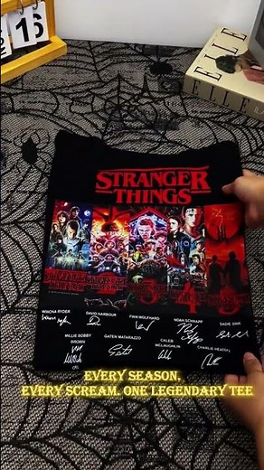 Stranger things t shirt