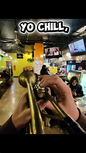 Why is bro so mad? #trumpet #flashmob #fyp | Trumpet