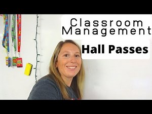 How to Manage - HALL PASSES! - High School Classroom Management