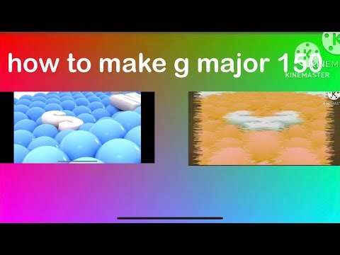 how to make g major 150 on kinemaster