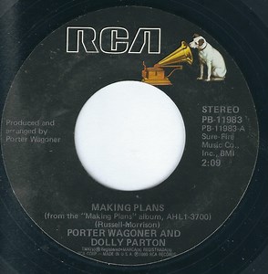 Porter Wagoner And Dolly Parton - Making Plans / Beneath The Sweet Magnolia Tree
