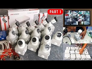 16 Outdoor CCTV Camera Installation | How to Install a CCTV Camera (Part 1) #cctv #hikvision