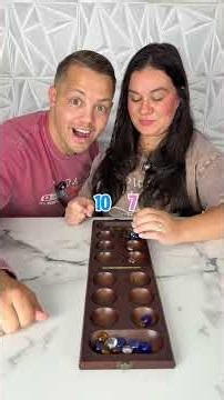 Classic Mancala battle #boardgames #games #couple