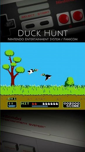 Duck Hunt (Nintendo Entertainment System/ Famicom) #games #retrogaming