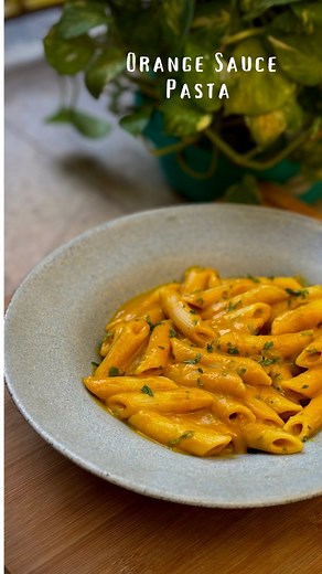 Orange Sauce Pasta I bet This orange sauce pasta will beat the taste of white and red sauce pasta. If you are a pasta fan you must try this healthy super creamy super delicious orange sauce pasta in this season. [ Pasta Orange Sauce Pumpkin Winter Comforting Food Meal Nutritious Healthy Vegetable Seasonal ] | The Harmony Pot
