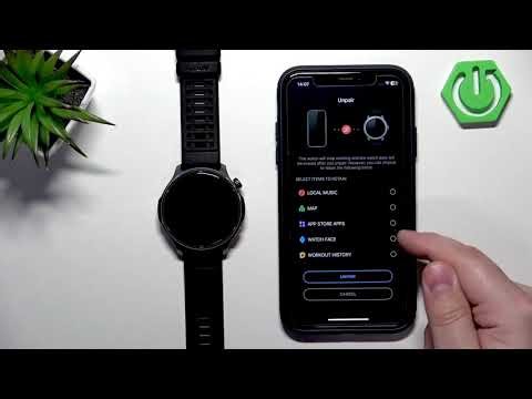 كيفية فصل AMAZFIT Balance 2 XT عن iPhone