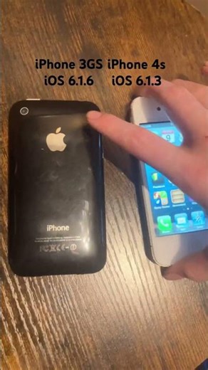 iPhone 3GS and 4s on iOS 6