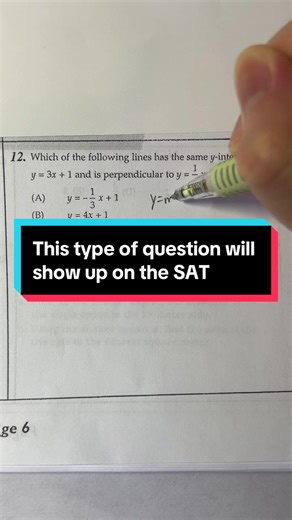 SAT Math Question: Solving for Y