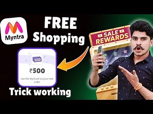 Myntra FREE 500 Shopping !! Push & Win Reward !! Big Fashion Festival Sale 2025 !! #myntra #sale