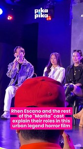 Rhen Escaño and the rest of the "Marita" cast explain their roles in this urban legend horror film #Marita #RhenEscaño #LouiseDelosReyes #PinoyHorror #RoniBenaid #PikapikaPH | Pikapika