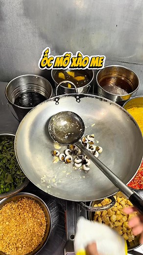 Không cần giới thiệu nhiều, ốc mỡ xào me là chân ái của mọi tín đồ hải sản 💛 Nước xốt me sệt sệt, hòa với vị cay nhẹ – ăn là nhớ hoài! 🤤#OcBong #haisantuoisong #ocgiare #QuanOcSaiGon #viral | Ốc Bông Quán