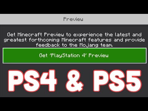 How to Download Minecraft Preview on PlayStation (PS4 & PS5) *NEW* 2024