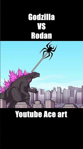 GODZILLA VS Rodan Monster Evolution Comparison #animation