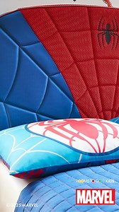 When your bedtime senses are tingling, imagine a world where the MARVEL SPIDER-MAN collection swings in to save the day! With room for comics, collectibles and more, this stylish furniture collection is a super addition to any kid’s room ❤️💙 #roomstogo #roomstogokids #marvel #spiderman | Rooms To Go Kids